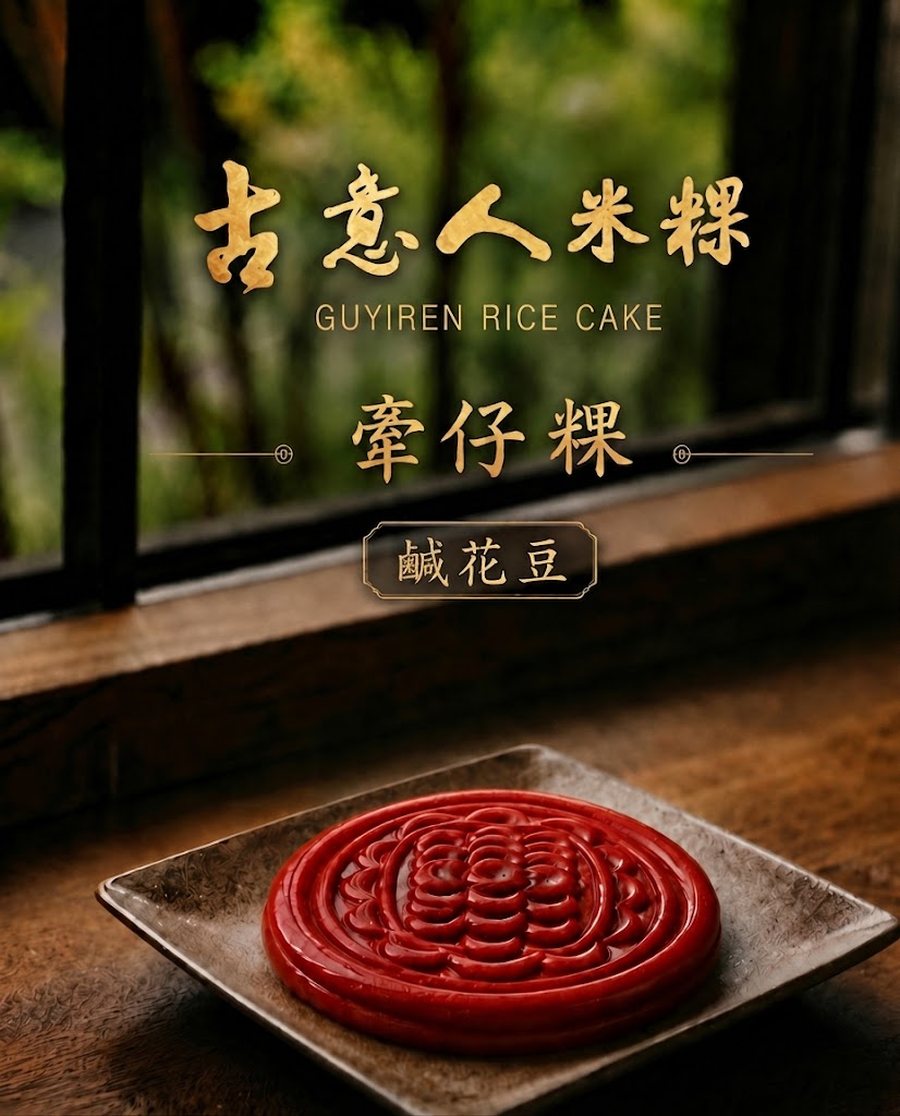 牽仔粿｜鹹花豆 - 古意人米粿
